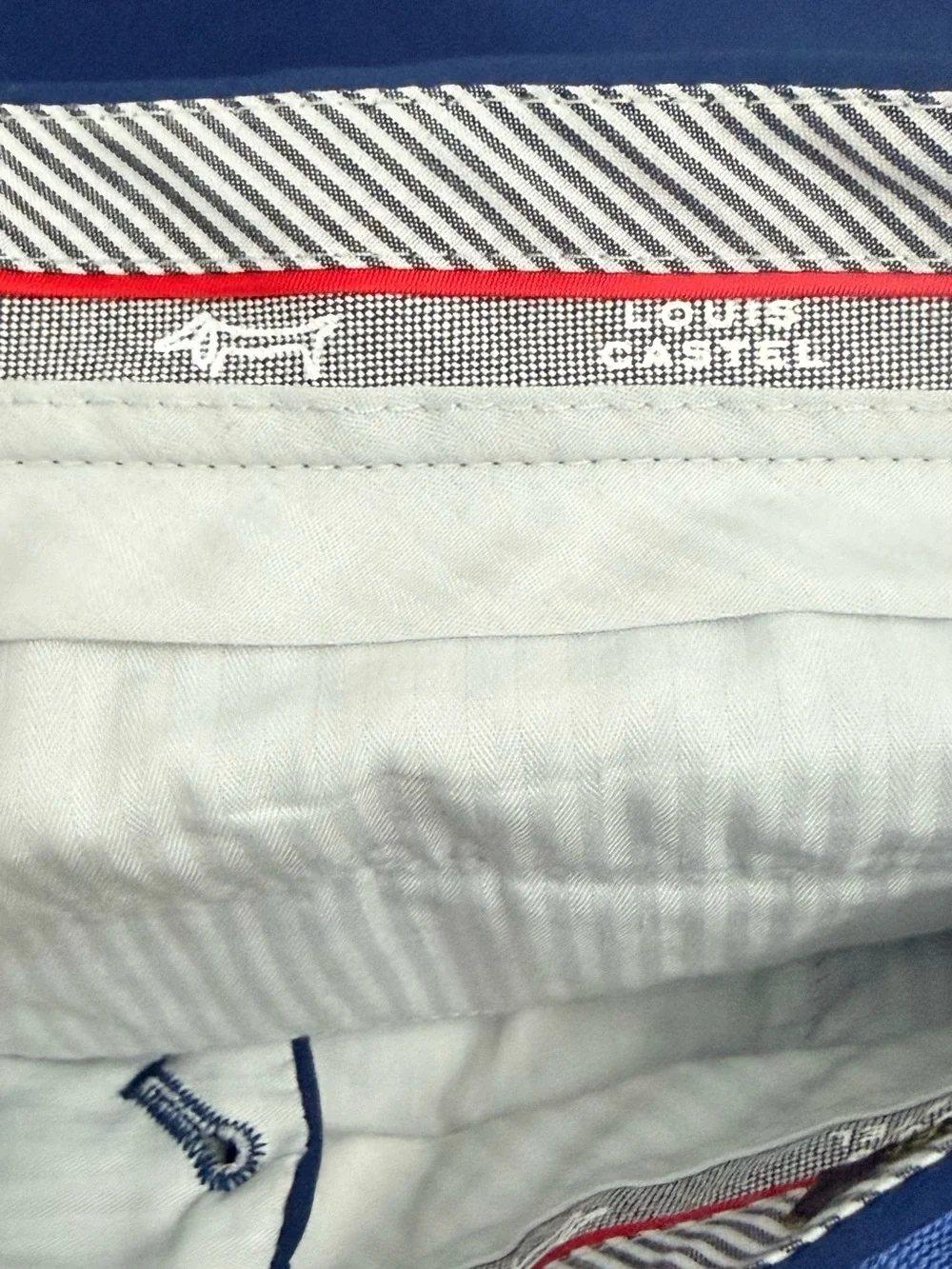 Louis Castel | Premium Golf Shorts | Navy | Size 82 = 32” in US